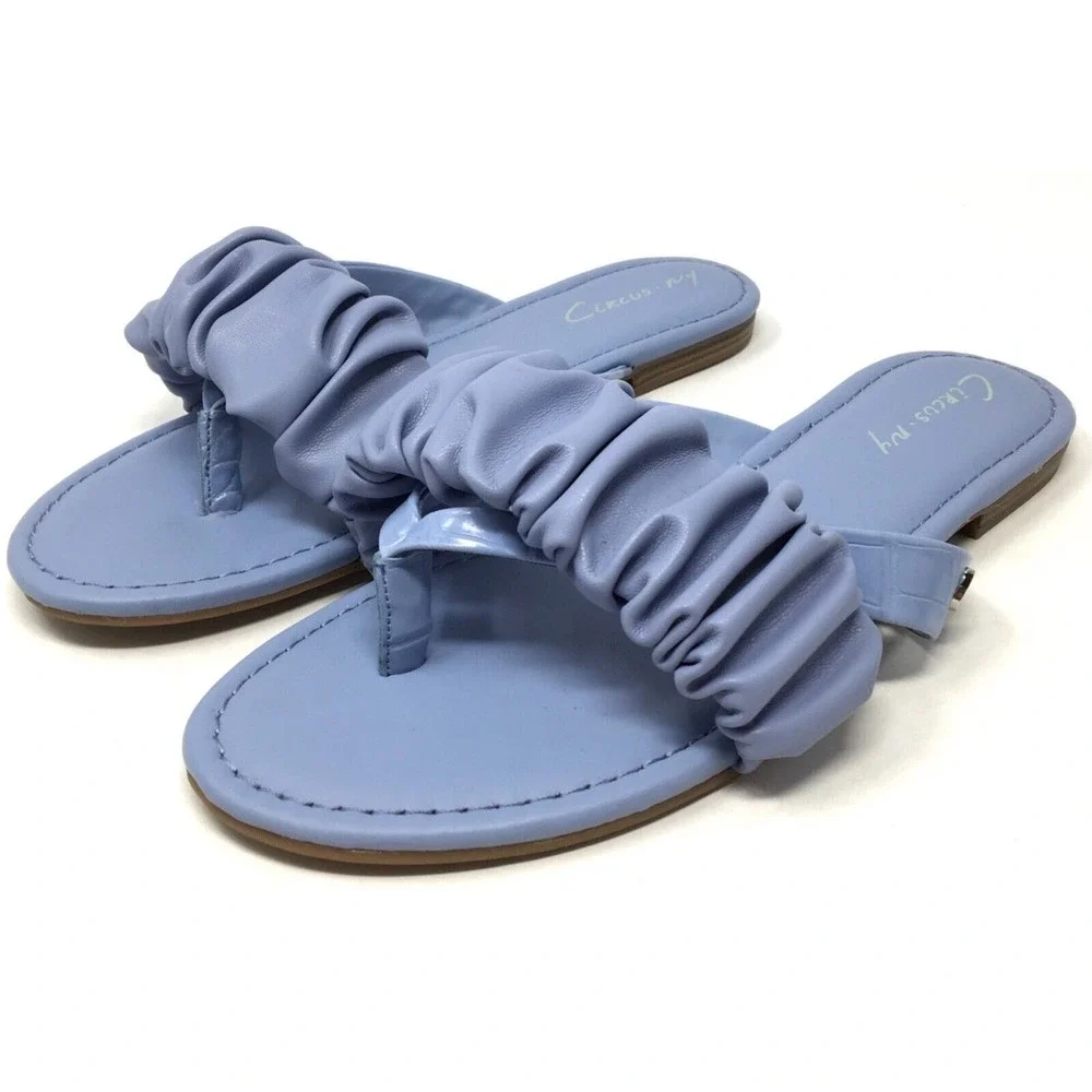 Circus by Sam Edelman Cyra Women's Size 9 Cashmere Blue Slip-On Flip-Flops Shoes - Picture 3 of 6